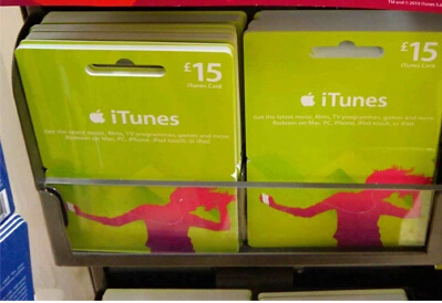 itunes英国正版苹果充值卡/礼品卡 itunes gift card uk